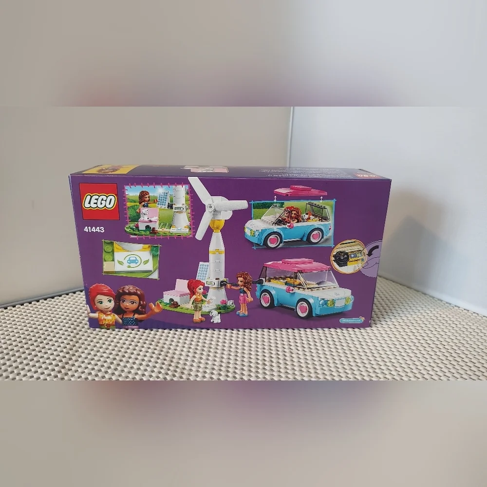 Lego Friends 41443 Olivia's Electric Car Building Toy NWT